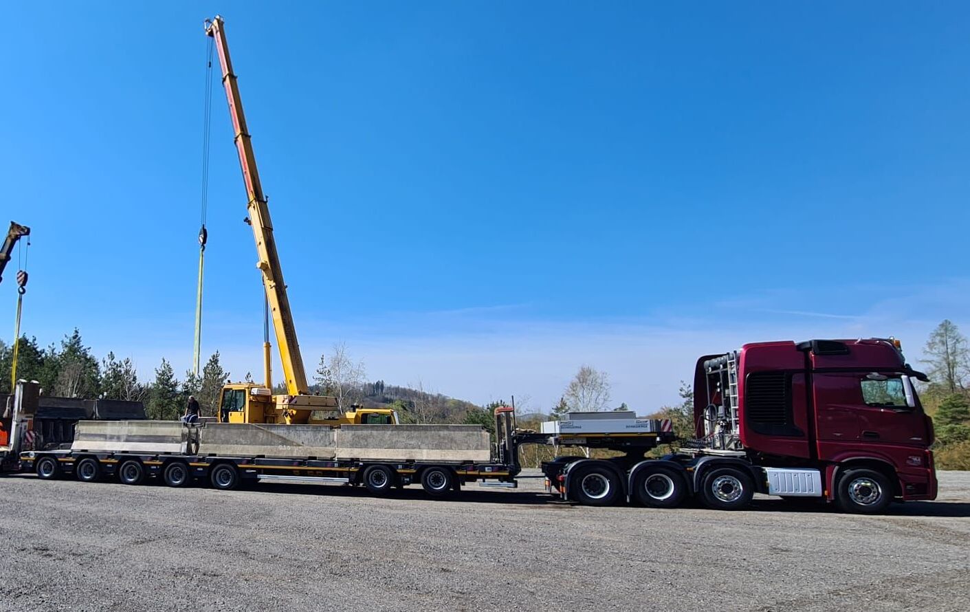 MB Actros 4163 SLT + Scheuerle 2+5 Euroaxle