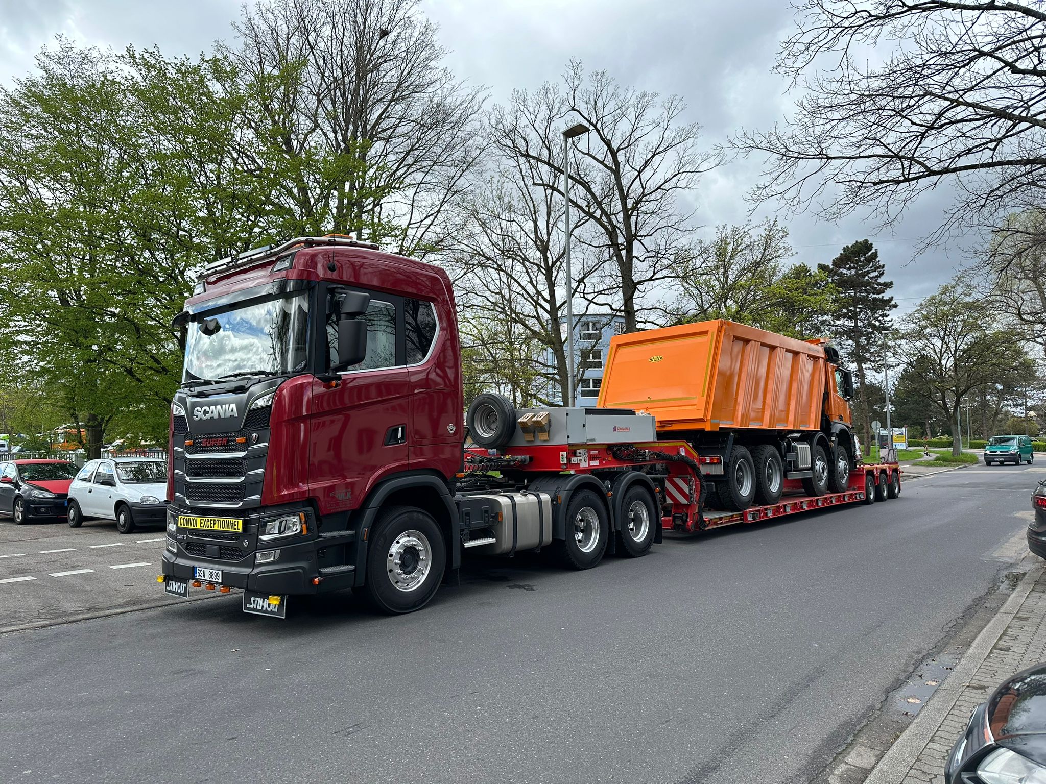 Scania S 590 6x4 + Scheuerle Eurocompact FL03